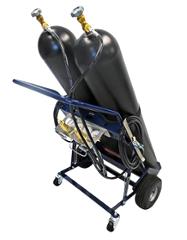 2026348 - AERO 2-Bottle Nitrogen Low-High Pressure Handcart - FN